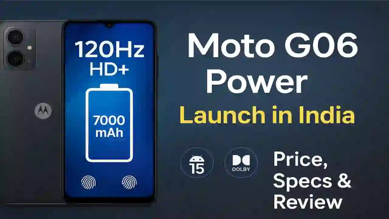 Moto g06 power lounch india
