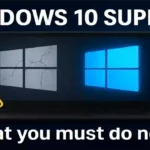 windows 10 support end